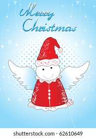 background for merry christmas celebration, vector illustration
