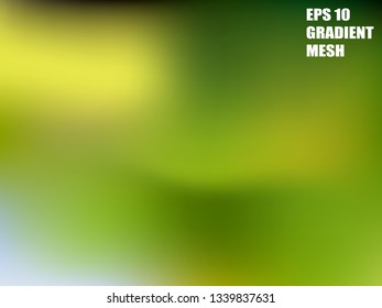 Background mesh color gradient. Vector abstract. Aqua blend. Green line