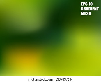 Background mesh color gradient. Vector abstract. Aqua blend. Green line