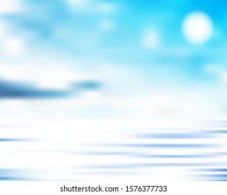 Background mesh decor white snow