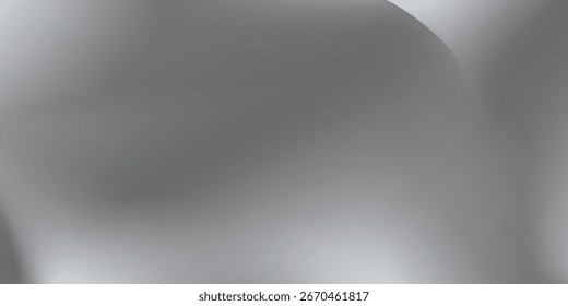 background mesh Silver foil background with metal mirror texture. Chrome gradient surface with light gloss. Vector aluminum grey sheet modern