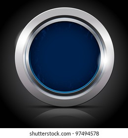 Background With Metal Circle - Frame For Your Text