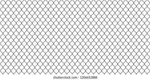 Background from metal mesh. Black and white vector pattern.