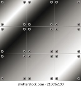 Background of metal plates for your design
