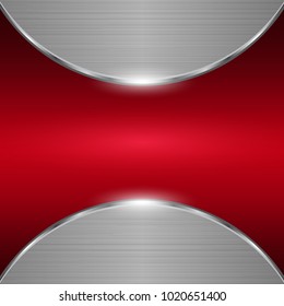 Background metal texture, vector illustration.