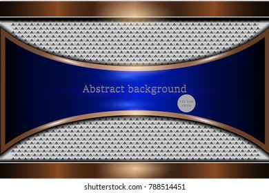 Background metal texture, vector illustration.