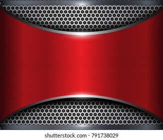 Background metal texture, vector illustration
