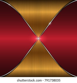 Background metal texture, vector illustration
