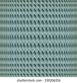 Background metallic green diamonds Vector illustration