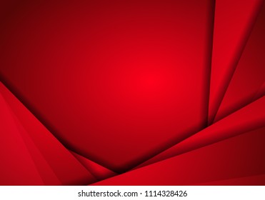 Background metallic modern with red metal banner. Stylish abstract red background, Red background vector message board for text and message design overlap dimension shadow graphic. vector illustration