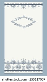 background with mexican ornaments