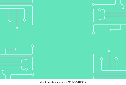 Background Microchip Lines Backdrop Flat Style Stock Vector (Royalty ...