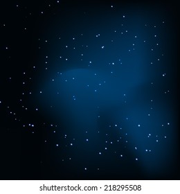 Background with Milky Way. Eps 10