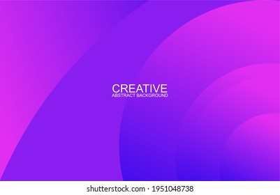 Background Minimalist Purple Color Gradient with Rounded Dynamic Shape