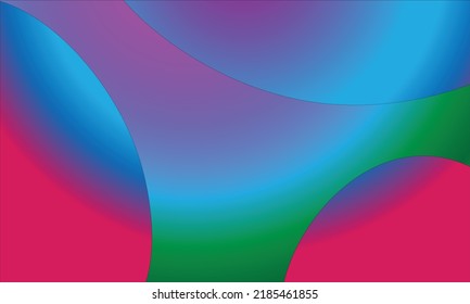 background with a mix of blue, red, green and purple