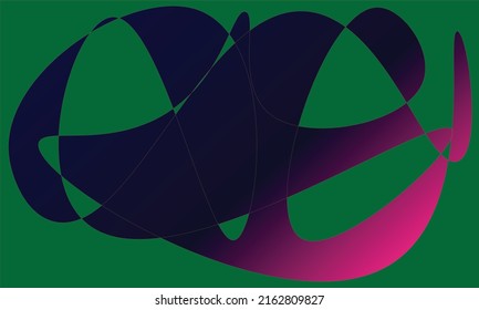 background with a mix of green, dark blue and pink