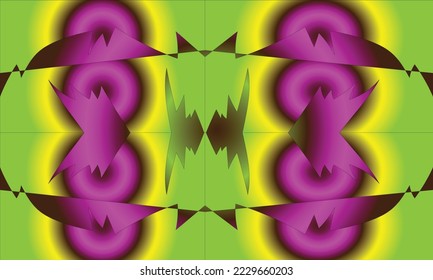 background with a mix of pink, yellow, light green and dark brown