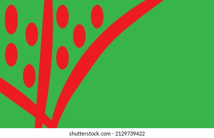 background with a mix of red and light green