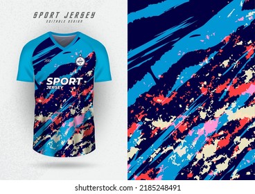 Background mock up for sports jerseys, jerseys, running shirts, side stripes for sublimation.