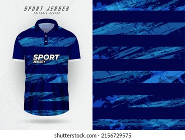 Background mockup for sports jerseys, race jerseys, running shirts, blue giveaway pattern.