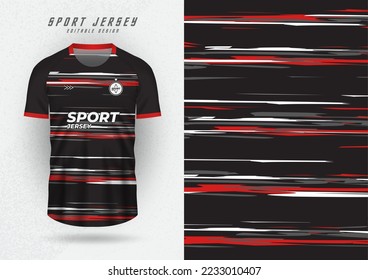 Background mockup for sports jerseys, jerseys, running shirts, pattern with many black stripes