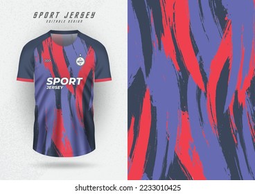 Background mockup for sports jerseys, jerseys, running shirts, purple and pink brush pattern