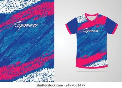 Maqueta de fondo para camisetas deportivas Plantilla de Vector EPS 10