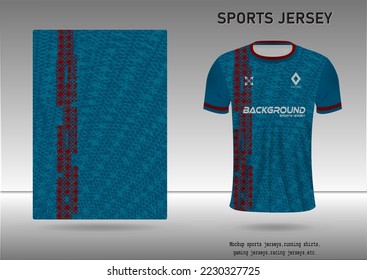 Background mockup, sports shirt, football, running, playing games