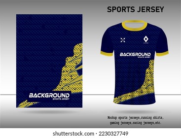 Background mockup, sports shirt, football, running, playing games