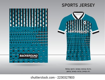 Background mockup, sports shirt, football, running, playing games