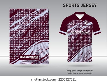 Background mockup, sports shirt, football, running, playing games