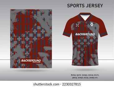 Background mockup, sports shirt, football, running, playing games
