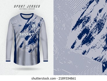 Background mockup for sports shirts, shirts, running shirts, gray and navy stripes.