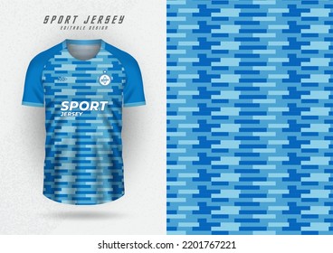 Modelación de fondo para camisetas de equipo deportivo, camisetas, camisetas de correr y rayas azules.
