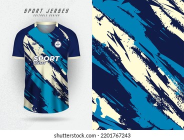 Background mockup for sports team jerseys, jerseys, running jerseys, cream navy blue stripes.