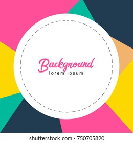 Background modern abstract colorful vector illustration