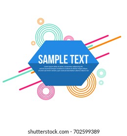 Background modern abstract geometric style