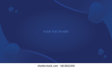 Background Modern Blue Blobs Poster Liquid