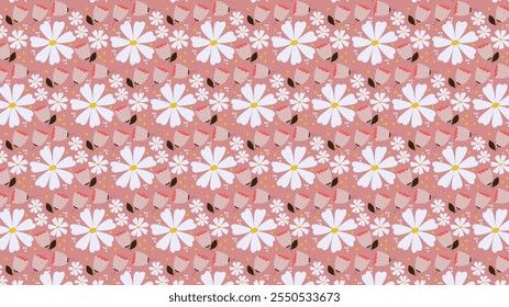 Hintergrund Modernes botanisches Design mit künstlerischem Flair