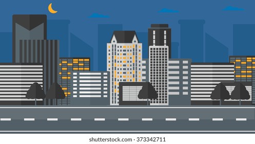 Background of modern city.