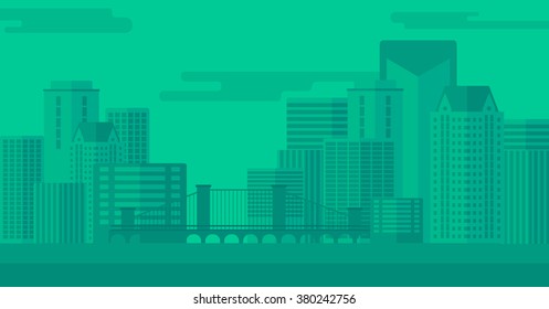 Background of modern city.