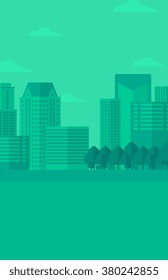 Background of modern city.