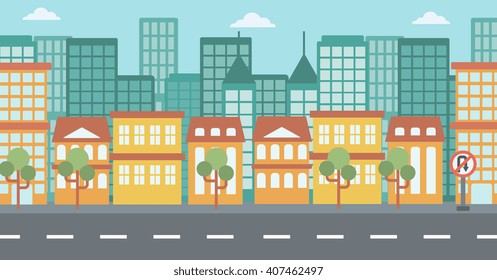 Background of modern city.