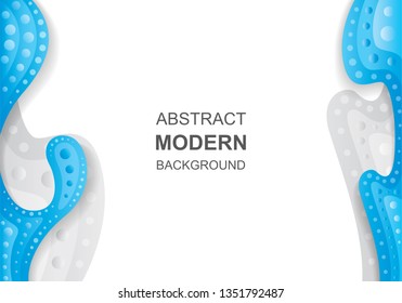 background modern design in blue colors, vector