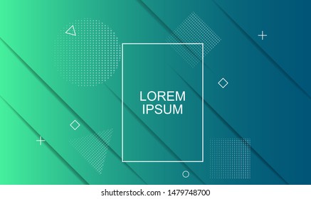 Background modern futuristic graphic. Dynamic abstract composition background. Vector illustration