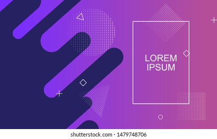 Background modern futuristic graphic. Dynamic abstract composition background. Vector illustration