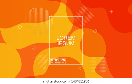 Background modern futuristic graphic. Dynamic abstract composition background. Vector illustration