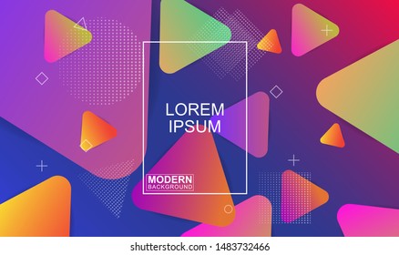 Background modern futuristic graphic. Template for the design of a website landing page or background.