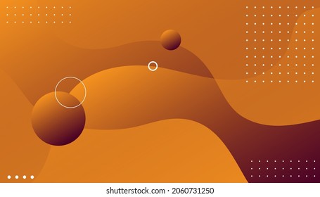 Background modern futuristic graphic.  Vector minimal orange art background. Can be used for posters, placards, brochures, banners, web pages, headers, covers and more. EPS 10