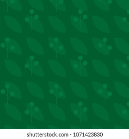 Background Of Modern Green Leaves Pattern. Vector illustration background. EPS10